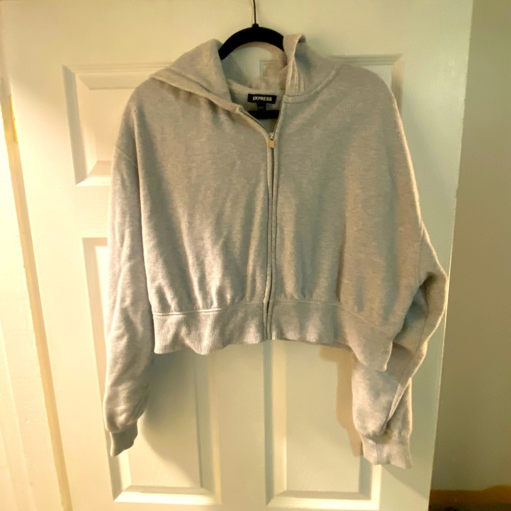 Express Cropped Women’s Grey Jacket XL